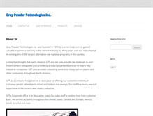Tablet Screenshot of graypowder.com